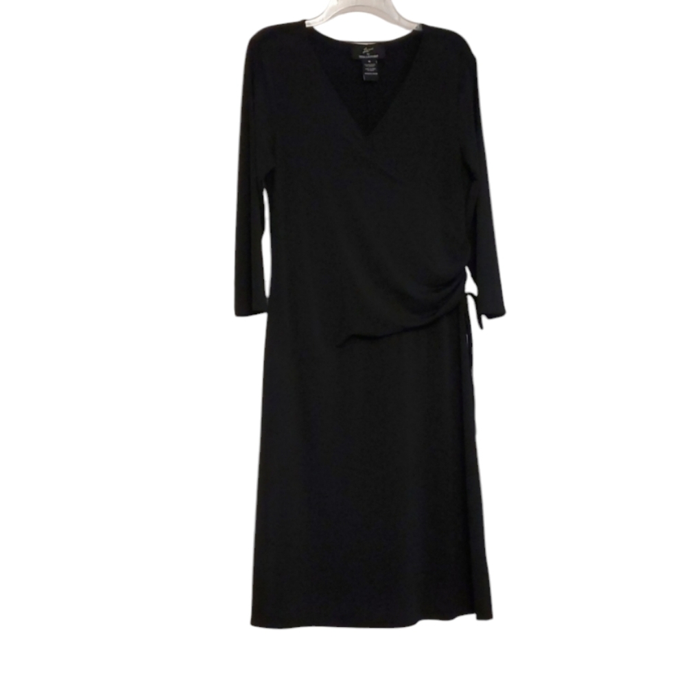 Lennie for Nina Leonard Black Dress, Size Medium